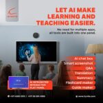 Why Interactive Flat Panels in UAE Are Redefining Screen Sharing in Classrooms and Offices? Read…..
