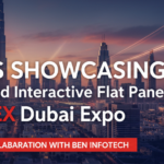Hynits Showcasing AI-Integrated Interactive Flat Panels at GITEX Dubai Expo – In Collaboration with Ben Infotech